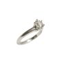 Tiffany & Co platinum & diamond ring .82ct G VS2 T&Co. 