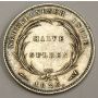 1826 Netherlands East Inies 1/2 Gulden VF30