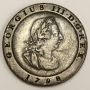 1798 Isle of Man Half Penny George III VF