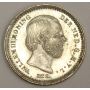 1863 Netherlands 5 Cents silver coin KM91 MS63