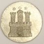 1846 German States Hamburg 1 Schilling silver coin KM566 MS63