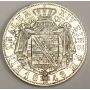1843 G German States Saxony Albertine Thaler silver coin KM1148 EF40
