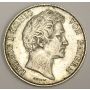 1844 German States Bavaria 1844 1 Gulden silver coin KM788 VF30