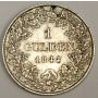 1844 German States Bavaria 1844 1 Gulden silver coin KM788 VF30