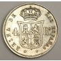 1852 Spain 4 Reales silver KM600.1 VF30