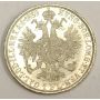 1859 A Austria 1 Florin silver coin UNC details 