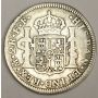 1784 FF Mexico 2 Reales silver coin