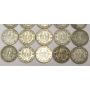 20x 1934-1939 Germany 2 Marks silver coins 15x1934 2x37 1x38 & 2x39 