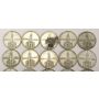20x 1934-1939 Germany 2 Marks silver coins 15x1934 2x37 1x38 & 2x39 