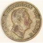 1852 Germany Baden 1 Kreuzer copper coin VF30