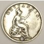 1849 Ionian Islands 30 Lepta silver coin F/VF 