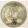 1810 Germant Wurtemberg 6 Kreuzer silver coin 