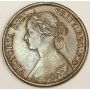 1861 Nova Scotia Half 1/2 Cent nice EF45