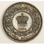 1864 Nova Scotia Half 1/2 Cent Choice CH AU55