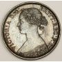1864 Nova Scotia Half 1/2 Cent Choice CH AU55