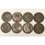 8x Nova Scotia Large Cents 3x 1861  and  5x 1864 all nice coins 