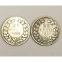 1894 and 1897  Netherlands 25 cents Silver Coins G/VG