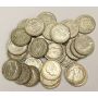 31x Netherlands 10 cents silver coins 1919 to 1941 VG to AU see list
