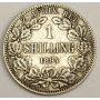 1894 South Africa One Shilling silver coin a/VF