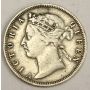 1898 Straits Settlements 20 Cents silver coin VF25