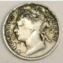 1878 Straits Settlements 10 Cents silver coin 