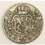 Spain 1847 1 Real silver coin Madrid CL F12