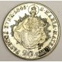1845 Hungary 20 Krajcar Ferdinand V silver coin 