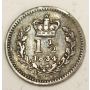 1834 Great Britain 1 1/2 Pence silver coin VF20 