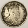 1903 Ceylon 50 Cents silver coin VF30