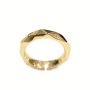 MIMI SO 18K Yellow Gold Diamond Ring 4.5mm Stackable 