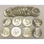 1964-D Kennedy Half Dollar Roll 20-coins 