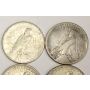 1922 1923 1924 and 1925 UNITED STATES Peace Silver Dollars 