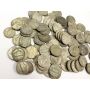 100 x War time silver nickels USA 35% silver content 1942-1945 