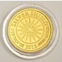 2015 Silver Shield 1/10 oz Gold Determined Freedom Round - one tenth ounce