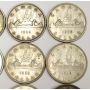 20x 1936 Canada Silver Dollars King George V 