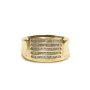 10 Karat Yellow Gold Men's 0.33 Carat Diamond Ring 