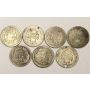 Seated Liberty Dimes 1849 1877 1877s 1883 1887s 1888 1891 7-coins 