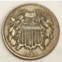 1864 USA Two Cent piece coin VF30