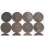 1818 to 1854 USA Large Cents 14-coins 