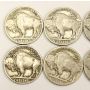 10x Buffalo Nickels 7x 1924  2x 1924d  1x 1926s all with readable dates 