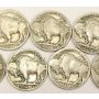 1925 Buffalo Nickels 3x1925 3x1925d 3x1925s  9-coins 