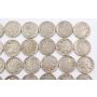 40x Buffalo Nickels 1936 PDS 40-coins G to VF+