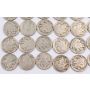1916 to 1930s  Buffalo Nickels  40-coins with readable dates  GOOD-VF+ see list