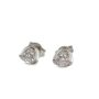 14 Karat White Gold 0.36 Carat Diamond Stud Earrings 