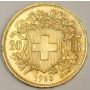 1930 B Switzerland 20 Franc Gold coin MS63