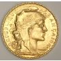 1914 France 20 Franc Gold coin  MS64