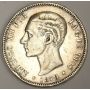 1879 Spain 5 Pesetas silver coin VF25