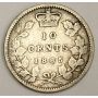 1885 Canada 10 Cents obverse-4 VG