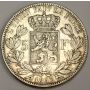1853 France 5 Francs silver coin EF45