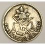 1882 GoS Mexico 25 Centavos silver coin VF30